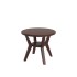 Pascal 20 inch Round wood coffee table hospitality dining